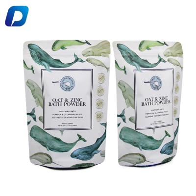 China Wholesale Resealable Food Holder Up Zipper Bath Salt Body Scrub Packaging Bag for sale