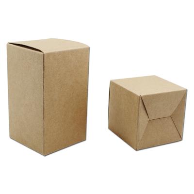 China Recyclable Brown Kraft Paper Box For Wedding Gift Soap Craft Candy Chocolate Cosmetic DIY Jewelry Packaging Foldable Storage Box for sale