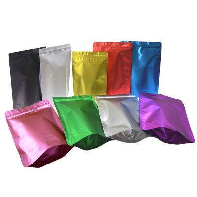 China Recyclable Matte Aluminum Foil Zip Lock Bag Self Seal Teardrop Reusable Resealable Coffee Bean Stand Up Doypack Food Snack Tea Pouches for sale