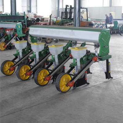 China Seeding Machinery 4 Tier High Accurate Peanut Corn Planter With Fertilizer Box for sale