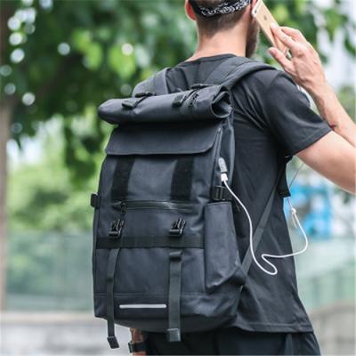 China With USB Men's Backpack With USB Port Horse Riding Backpack Large Capacity Travel Mountaineering Bag Outdoor Leisure Sports Backpacking for sale