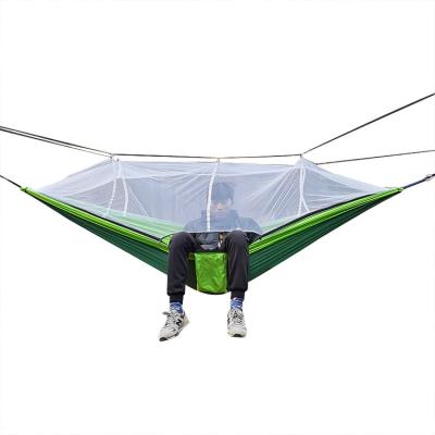 China Modern Spot Mosquito Net Hammock Anti-mosquito Outdoor Nylon Rotating Portable Indoor and Outdoor Hammock Outdoor Camping Supplies for sale