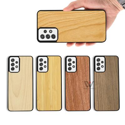 China Customized Shockproof Mobile Phone Case For S A82 S21 Plus Type Natural Wood Cellphone Anti-drop Back Cellphone Case Cover Case for sale