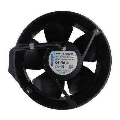 China Building Material Shops Original Ebmpapst W2E143-AB09-06 230VAC 24/30W 172*172*51mm 294CFM 3300RPM High Temperature Resistant Fan for sale