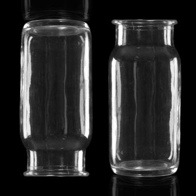 China 550ML High Flint Wide Mouth Glass Bottle Machine Made Beverage Glass Bottle for sale