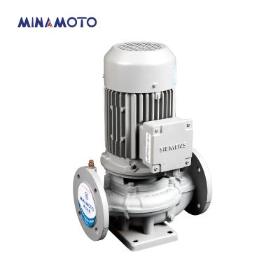 China Low Noise Siemens Motor SGD AC 3HP Pipeline Booster Pressure Centrifugal Electric Vertical Hot Water Circulation Pump for sale