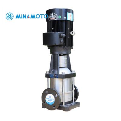 China Low Noise Vertical 304 Stainless Steel Multistage Pump For 100% System Copper Wire Irrigation High Pressure Flushing Pump for sale