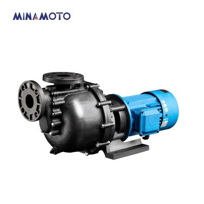 China MINAMOTO YHW Low Noise Strong Acid Strong Alkali Chemical Industry Equipment Corrosion Resistant Horizontal Water Pump for sale