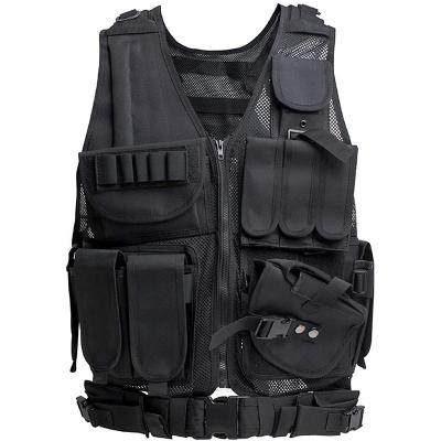 China Multifunctional CS Combat Safety Training Mesh Swat Molle Chaleco Tactico Other Police Vest Personal Protective Army Military Tactical Vest for sale