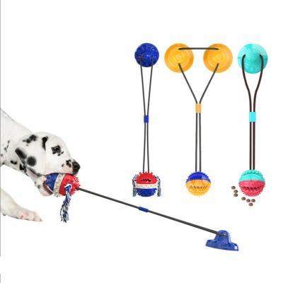 China Viable New Design Big Aggressive Chewer Suction Cup Tug Training Pet Toys Dog Interactive Chew Toy for sale