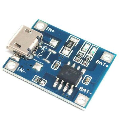 China TP4056 Battery Charger Board TP4056 5V 1A Micro USB Charger Module Lithium Battery Charging Board TP4056 Connect Type C 18650 for sale