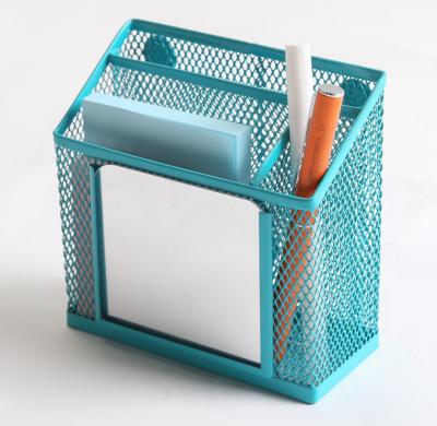 China Magnetic Mesh Pencil Cup Magnetic Storage Locker with Mirror for sale