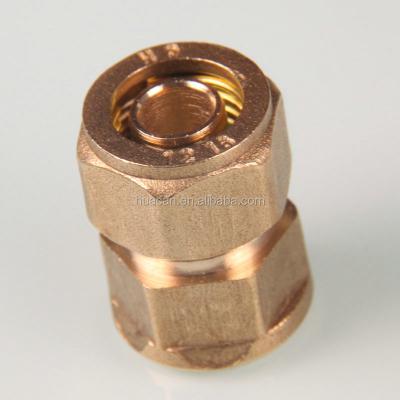 China Good quality copper copper brass pipe fitting with pex al pex for sale