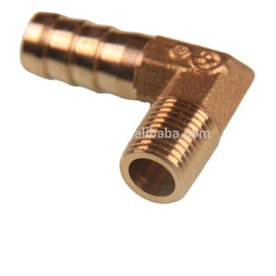 China Factory Outlet Water Pipe 90 Degree Barb Elbow Other Brass Pipe Other for sale