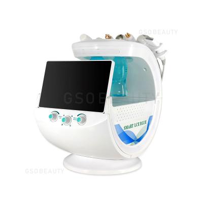 China Pigment Removal 7 in 1 Acne Blackhead Removal Bubble Skin Analysis RF Machine Face Lifting Deep Cleansing Skin Scrubber Small for sale