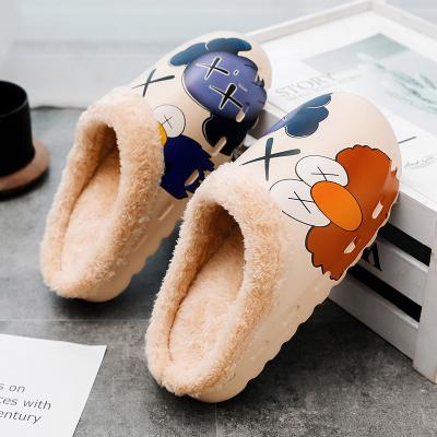 China Designers Anti-slippery Shoes Custom Fur Slides Women's Slippers Fashion Fur for sale