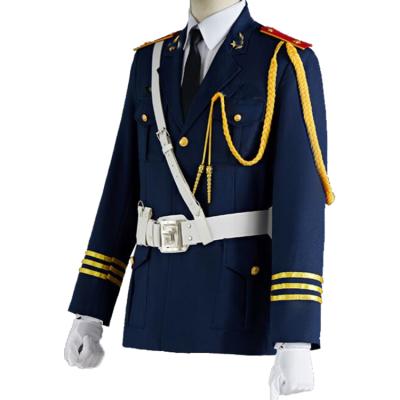 China Wholesale Custom Anti-Static Navy Officers Dress Uniform Army Military Officer White Uniform Uniform for sale