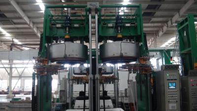 China Volledig Automatische PLC Hydraulische Band die Pers Verticale, Dubbele Wijze genezen Te koop