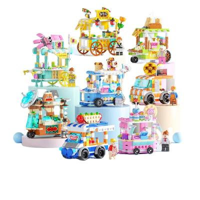 China Compatible Building Toy Pretend Play Toy Set Dining Car LEGO Block Puzzle Building Block Toys Building Blocks Educational Toys for sale