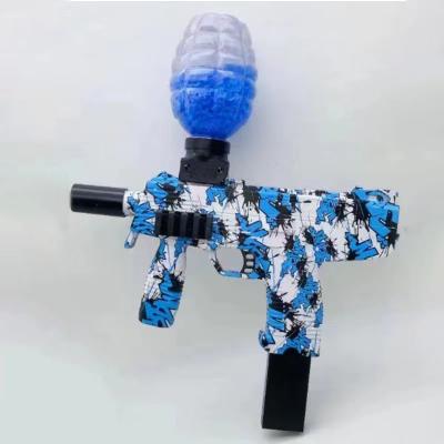 China Eco-friendly Material Water Gel Splash Ball Kids Toy Gun Outdoor Electric Water Gel Beads Ball Full Automatic Water Splash Ball Toy Gun for sale