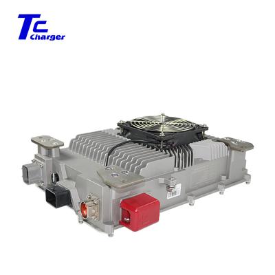 China Elcon TC Charger Can Bus Air Cooling 2 In 1 Obc 6.6kw+1.5kw Lithium Ev Lead Acid Charger CD-LF01 for sale