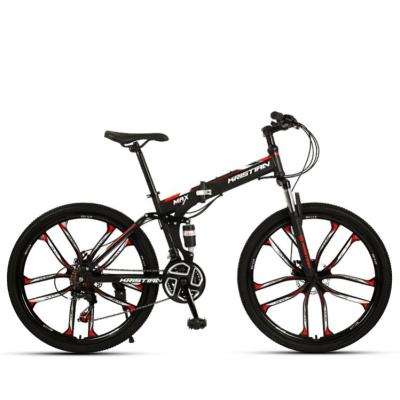 China Steel 26 Inch Folding Mountain Snow Tire 350W Speed ​​Bicycle Front Shock Absorption Double Rear Disc Brake 7 Double Spoke One Wheel for sale