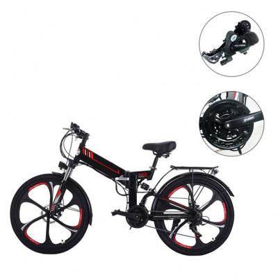 China JOYKIE Aluminum Alloy Eu Warehouse 500W 7 Speed ​​Fat Ebike 48V 10Ah Electric Mountain Bike Full Suspension Fat Tire for sale