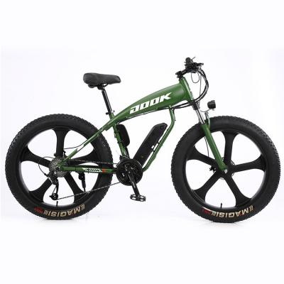 China Aluminum Alloy Fat Tire Electric Bicycle 750W Electric Bike 26*4.0 13AH Lithium Battery For Adult for sale