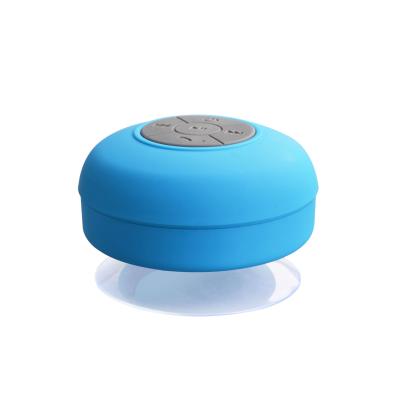 China Mini Portable Subwoofer Shower Waterproof Wireless Speaker BTS-06 Wireless Hands-free Music Bathroom Phone Speaker for sale