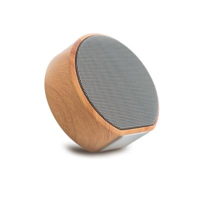 China Audio aux. Portable Mini Subwoofer Wireless Speaker A60 Grain Wireless Wooden Speaker Support TF Card In USB Speaker for sale