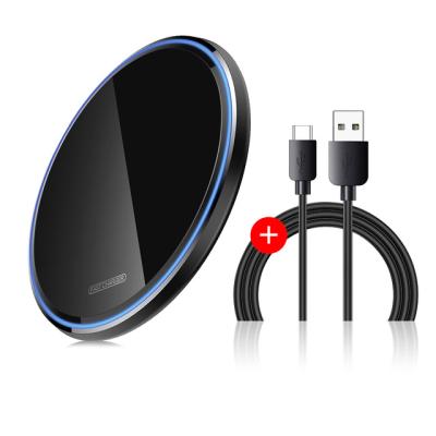 China Smart Phone 10W Qi Wireless Charger For iPhone X XS XR Max 8 Plus Mirror Radio Charging Pad For Samsung for sale