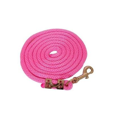 China Horse accessories polyester nylon horse lead ropes durable fine quality braided horse riding lead rope for sale