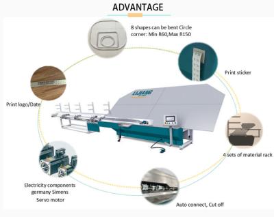 Cina Macchina piegatubi del distanziatore di alluminio automatico con Logo Printing Function in vendita