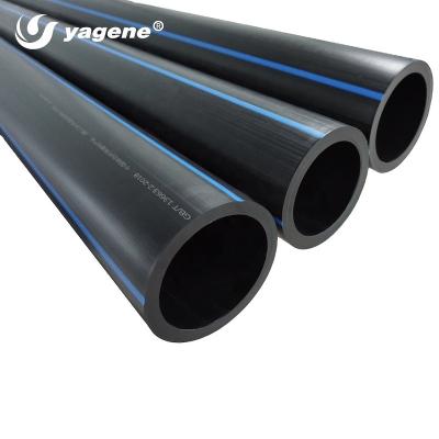 China YAGENE Water Supply System Pipes HDPE 1 Inch 2 Inch 3 Inch PE100 HDPE Pipes Polyethylene Pipe Price for sale