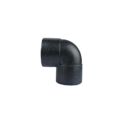 China PE100 YAGENE 90 HDPE water pipe fittings 45 fusion elbow pipe fittings pe elbow coupler tee ELECTROFUSION for sale