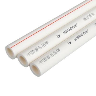 China PPR Factory Wholesale PPR YAGENE Pipes For Water Pipes Plastic Hot Water Pipe for sale