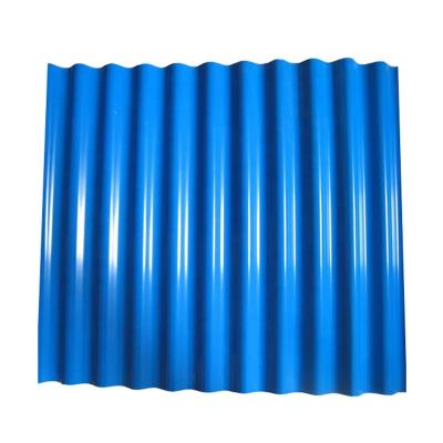 China Construction Corrugated Sheet Roofing Materials 16 Gauge Corrugated Painted Steel Roofing Sheets Pre - for sale