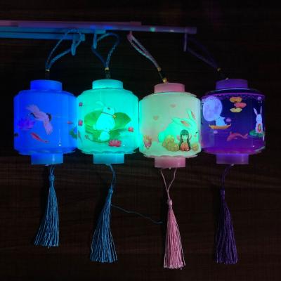 China Children's Toys New Year's Lantern Festival Decoration Chinese Portable Luminous LED Children's Colorful Lantern for sale