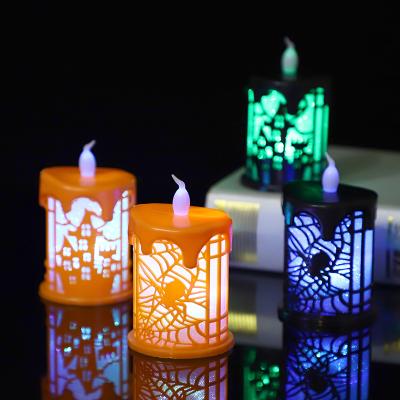 China Mix Multicolor Flameless Electric Halloween Candles Halloween Lights Candle Free Halloween Contacts for sale