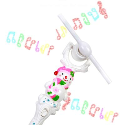 China Hot wholesale music snowman led flashing lights led windmills with music festival flashing toys for sale