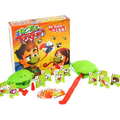 China Educational Toys Quickly Scold Lizard Card Toy Catch Bugs Game Plastic Frog Toy Desktop Games Board Games For Children for sale