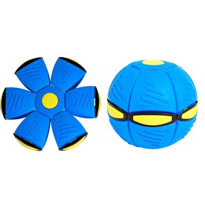 China Hot Selling Decompression Tiktok Ball Same Style Fly Toy Outdoor Throw 6 Led Magic Lights Spinner Disc UFO Ball Toys For Kids for sale