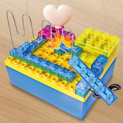 China DIY Switch 2022 Building Block Custom 25pcs Building Block Sets For Children Kids Early Education Diy Blocking Plastic Collect Toy With Electronic for sale