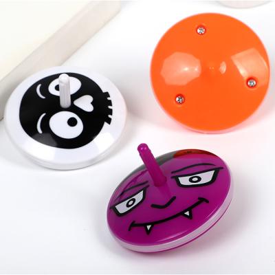 China Halloween LED Gyro Compass Funny Plastic Small Shooting Spinning Flash Top Lights for sale