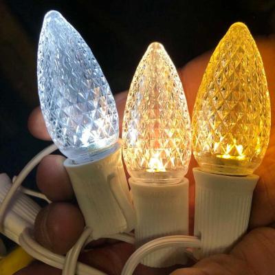 China Outdoor Lighting Garden Decoration LED C9 Replacement E17 Led Light Bulbs for sale