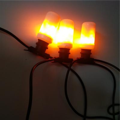 China Office Fire Effect LED Flame Light Bulb E27 Warm Flame Led Light for sale