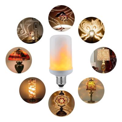 China Light Bar LED Effect Fire Flame E27 Flickering Lamp Bulbs for sale