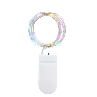 China Eco - Friendly CR2032 LED Copper Wire String Lights Battery Operated Fairy Lights for sale