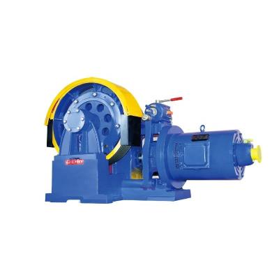 China Shunda Geared Elevator Motor Traction Machine For 1600-3000kg Capacity For Cargo Elevator NTR-GL-010 for sale