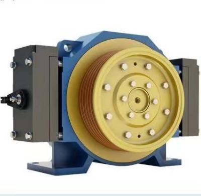 China Permanent Synchronous Gearless Metal Elevator Motor Mange Traction Machine For Elevator for sale